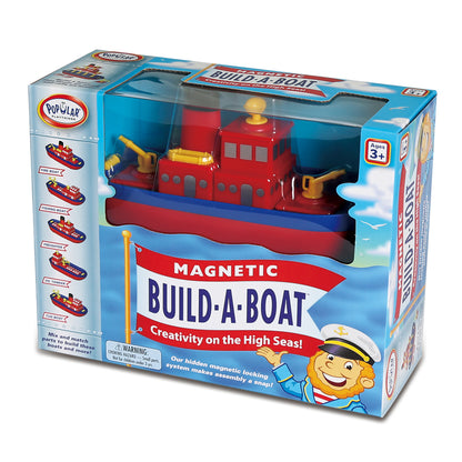 Popular Playthings Build-a-Boat 10-Piece Interactive Play Set