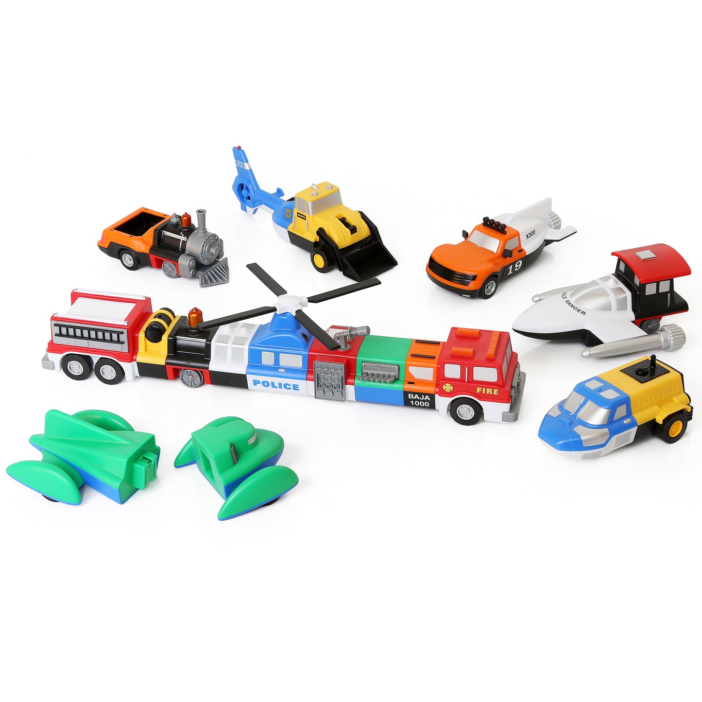 Popular Playthings Magnetic Mix or Match Vehicles Deluxe 2