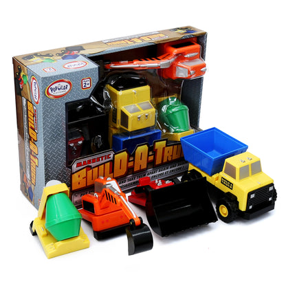 Popular Playthings Magnetic Build-a-Truck Set - Create Your Own Truck