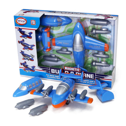 Popular Playthings Magnetic Build-a-Truck™ Plane - 12-Piece Playset