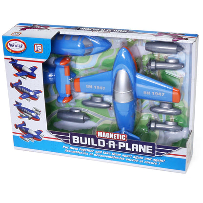 Popular Playthings Magnetic Build-a-Truck™ Plane - 12-Piece Playset