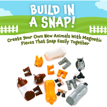 Popular Playthings Magnetic Mix or Match Farm Animals Set