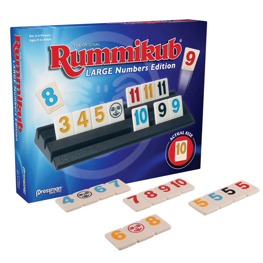 Pressman Large Number Rummikub Board Game