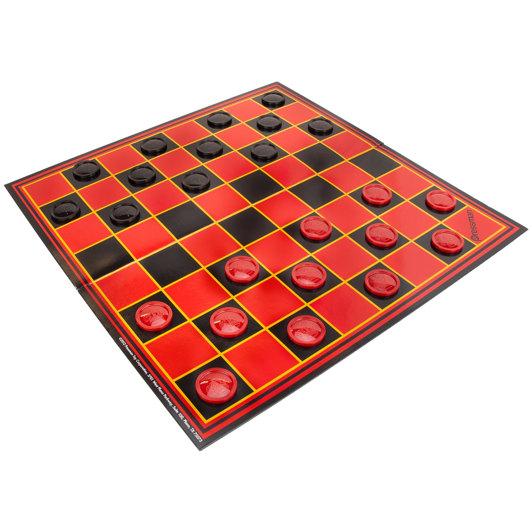 Pressman Triple-Play Classic Board Games Set, Chess/Checkers/Backgam Net, Pack of 2