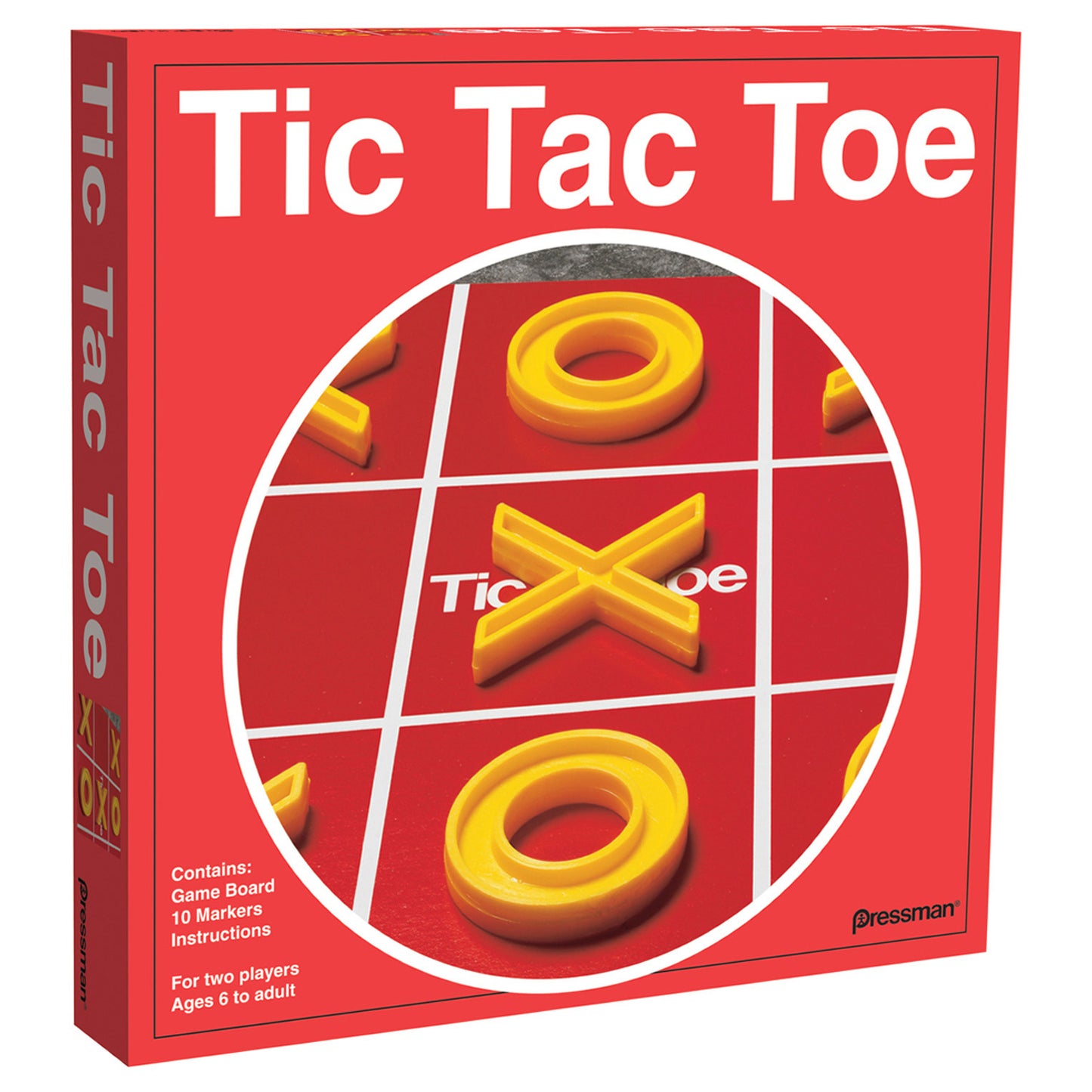 Pressman Tic Tac Toe Classic Board Game, 6-Pack