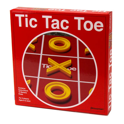 Pressman Tic Tac Toe Classic Board Game, 6-Pack