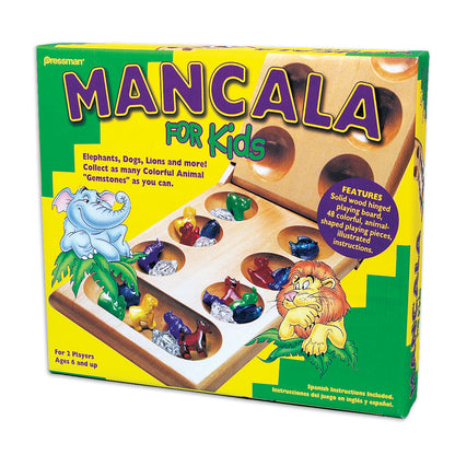 Pressman Mancala for Kids Colorful Animal Edition, 2-Pack Board Game