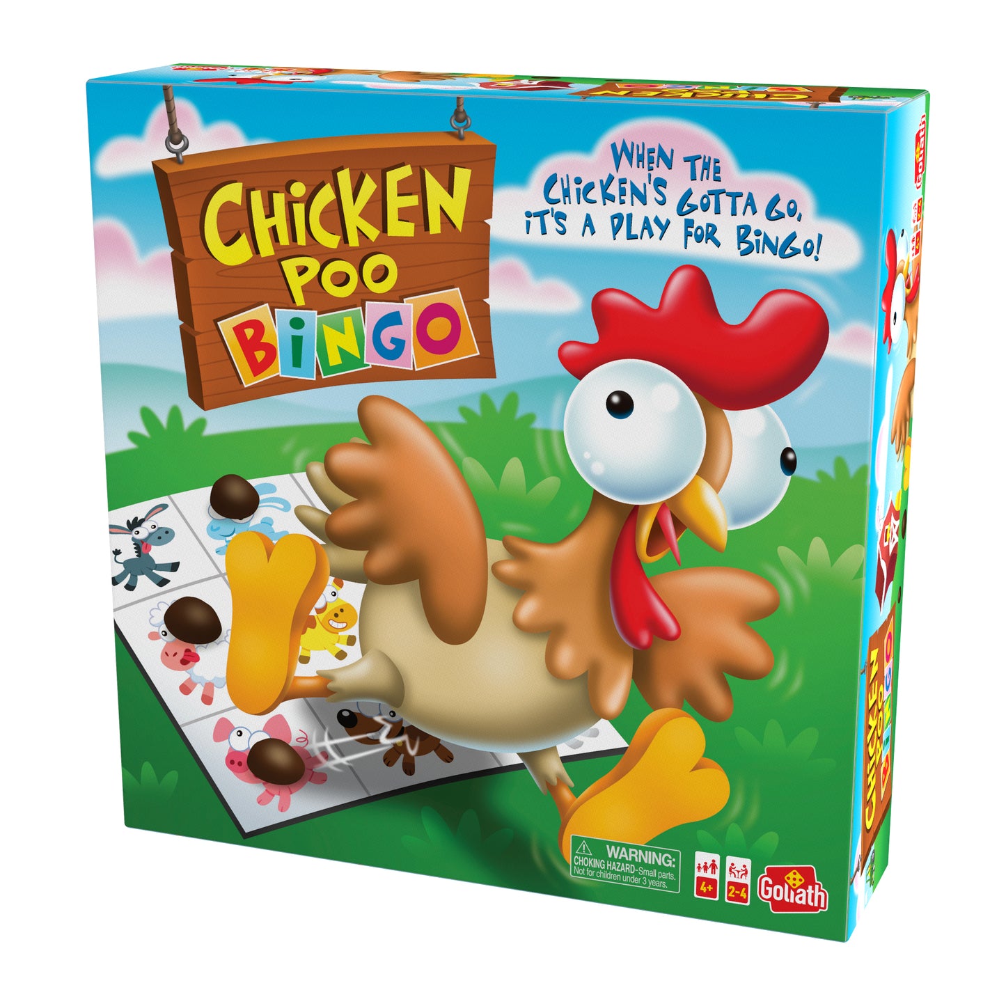 Goliath Chicken Poo Bingo Family Board Game