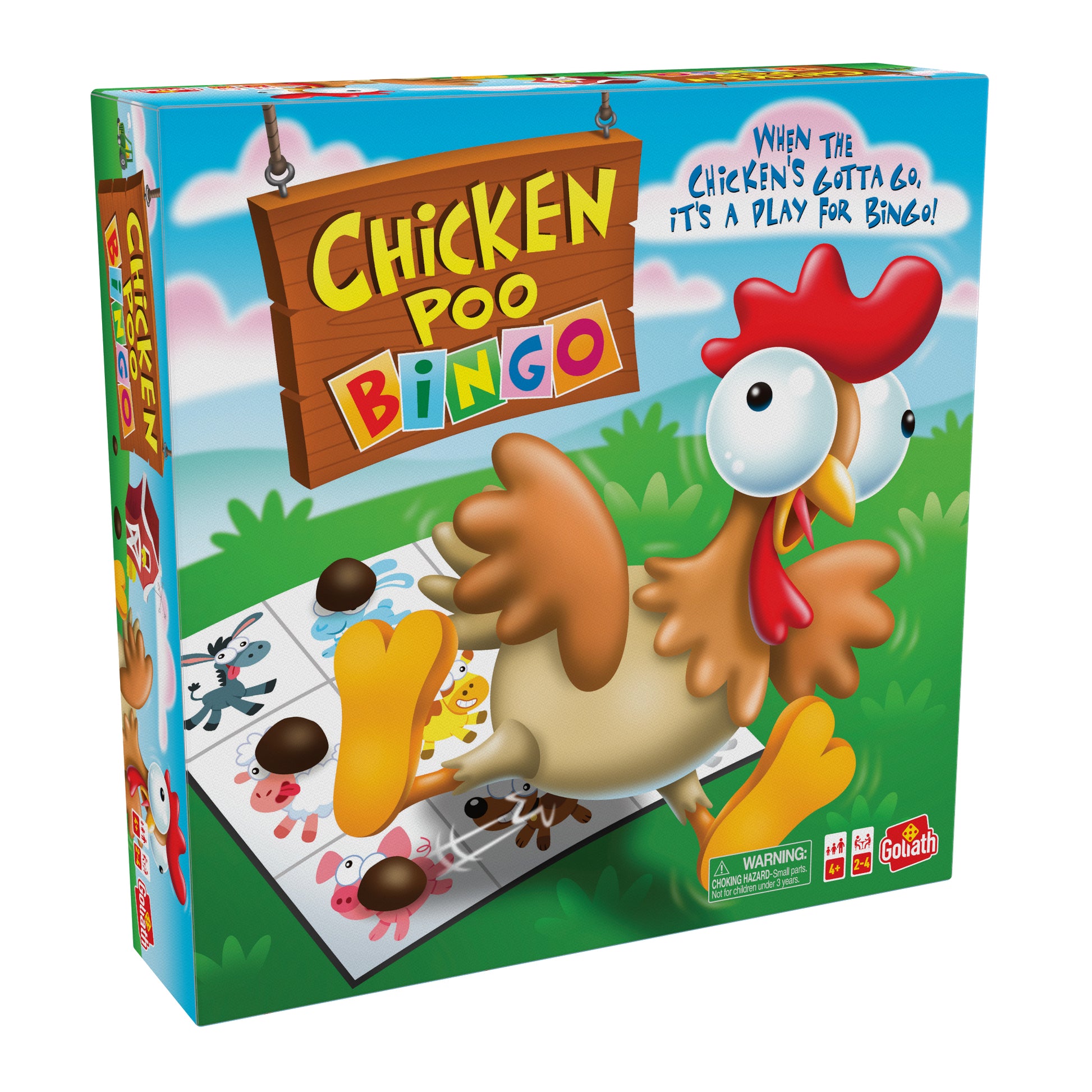 Goliath Chicken Poo Bingo Family Board Game