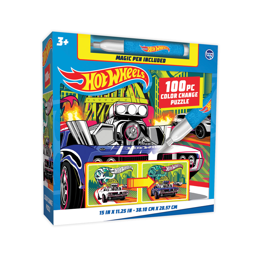 HOT WHEELS  COLOR SUPRISE PUZZLE