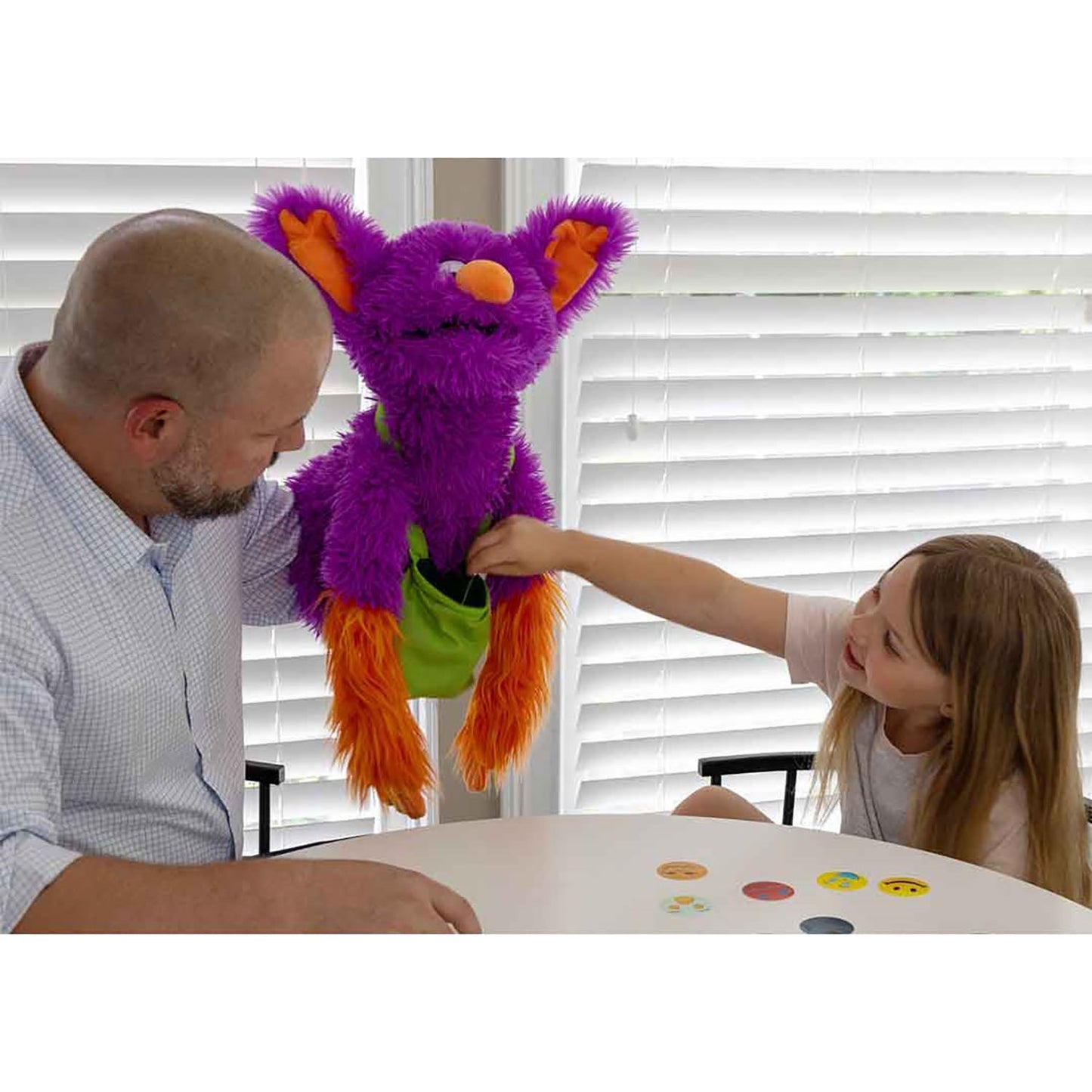 Roylco Edgar the Emotion Monster - Interactive Hand Puppet Kit