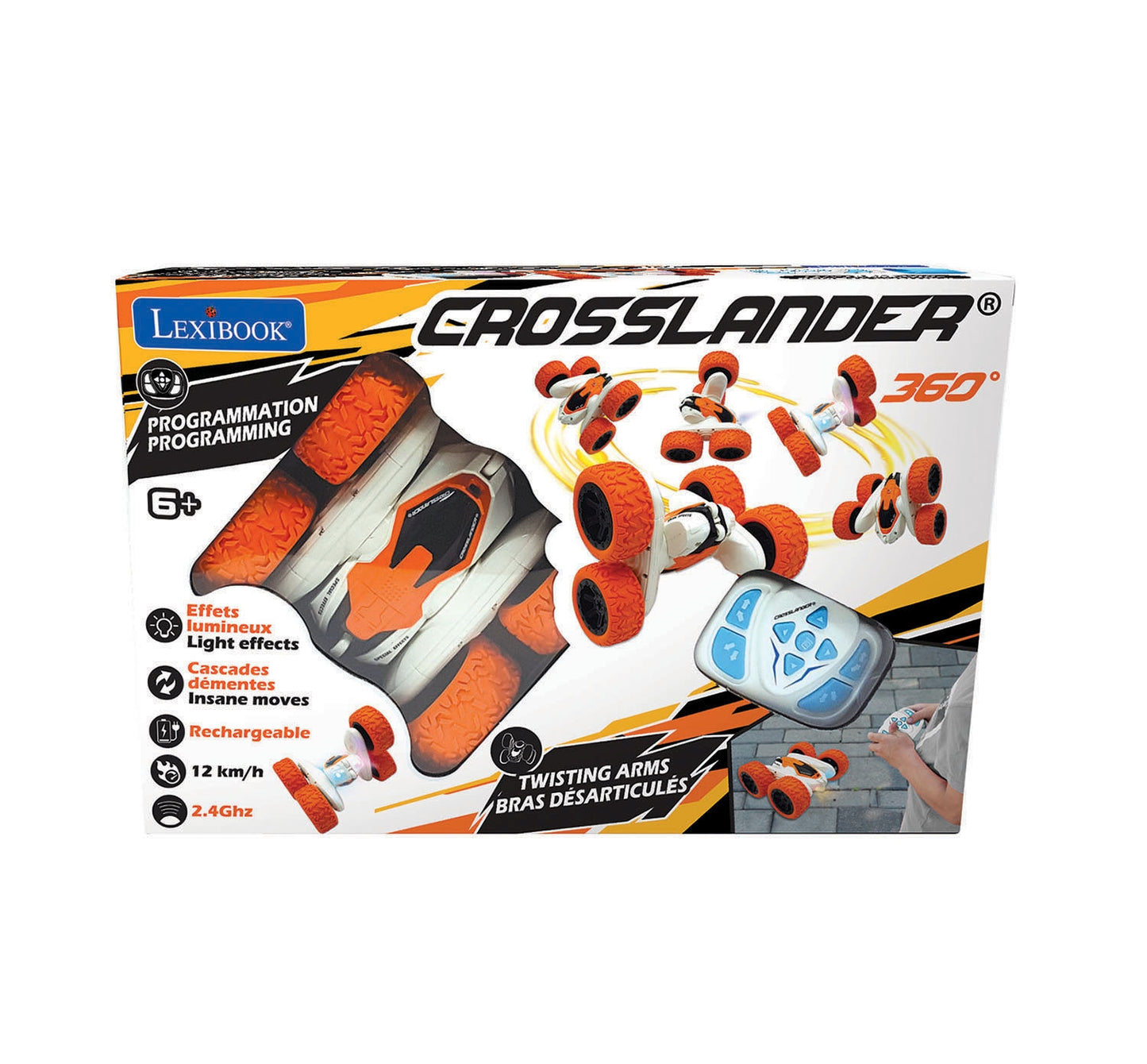 Lexibook Remote Control Stunt Car - Crosslander - High-Speed Performance