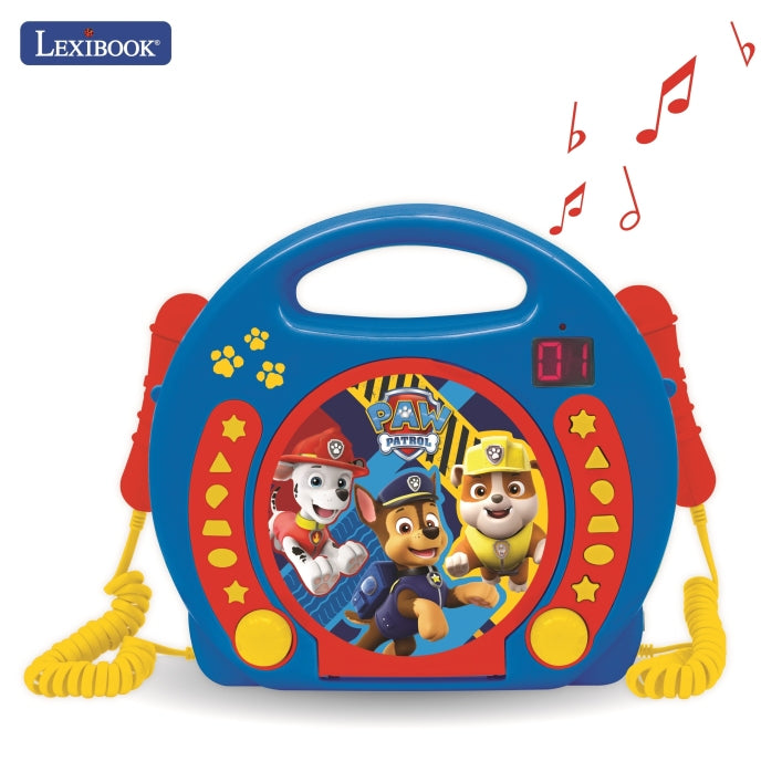 Paw Patrol Portable CD Player - Interactive Music Device for Kids