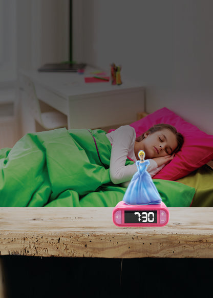 Disney Princess Enchanted Digital Alarm Clock with Nightlight