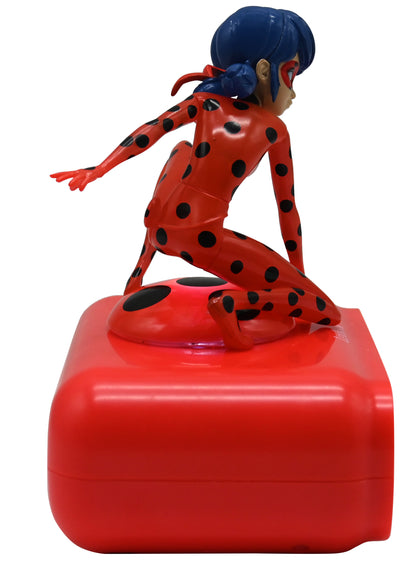 Miraculous Ladybug Digital Alarm Clock with Nightlight - Red