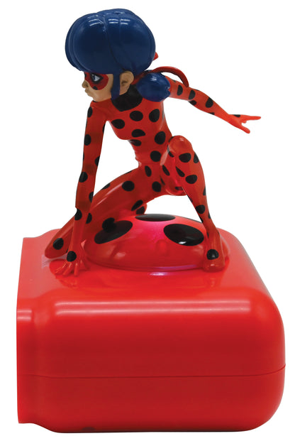 Miraculous Ladybug Digital Alarm Clock with Nightlight - Red