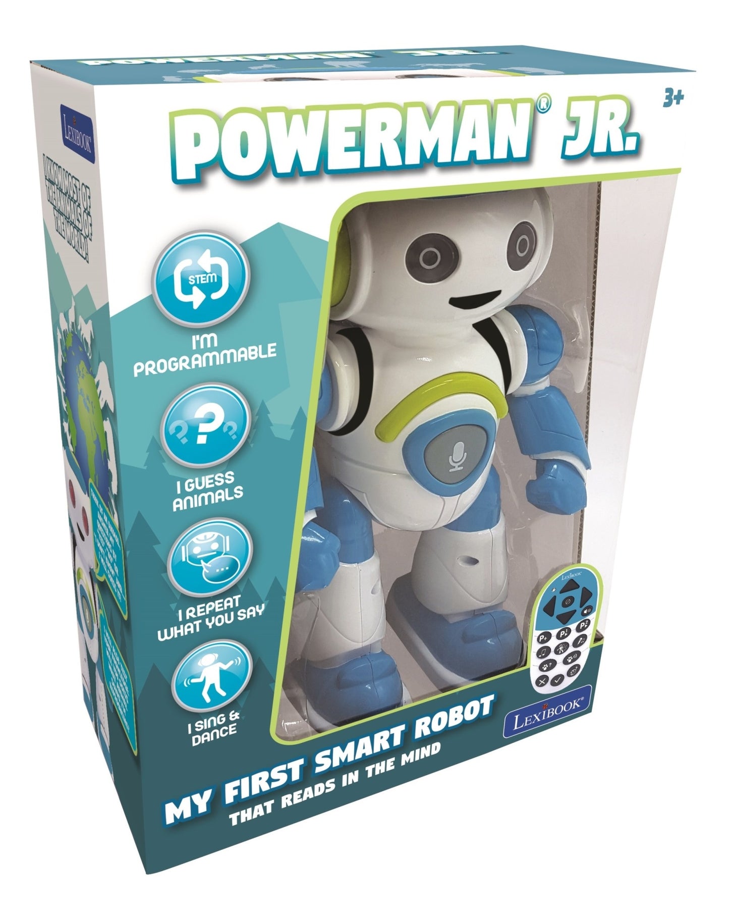 Lexibook POWERMAN Jr. - Interactive STEM Robot with Educational Games