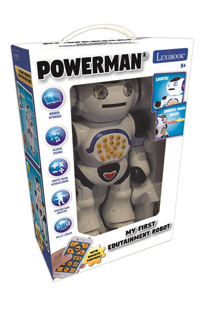 Lexibook POWERMAN Interactive Voice Mimicking Robot with Karaoke