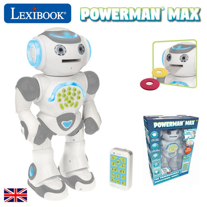 Lexibook POWERMAN Max - Interactive Educational Robot - STEM Learning Toy