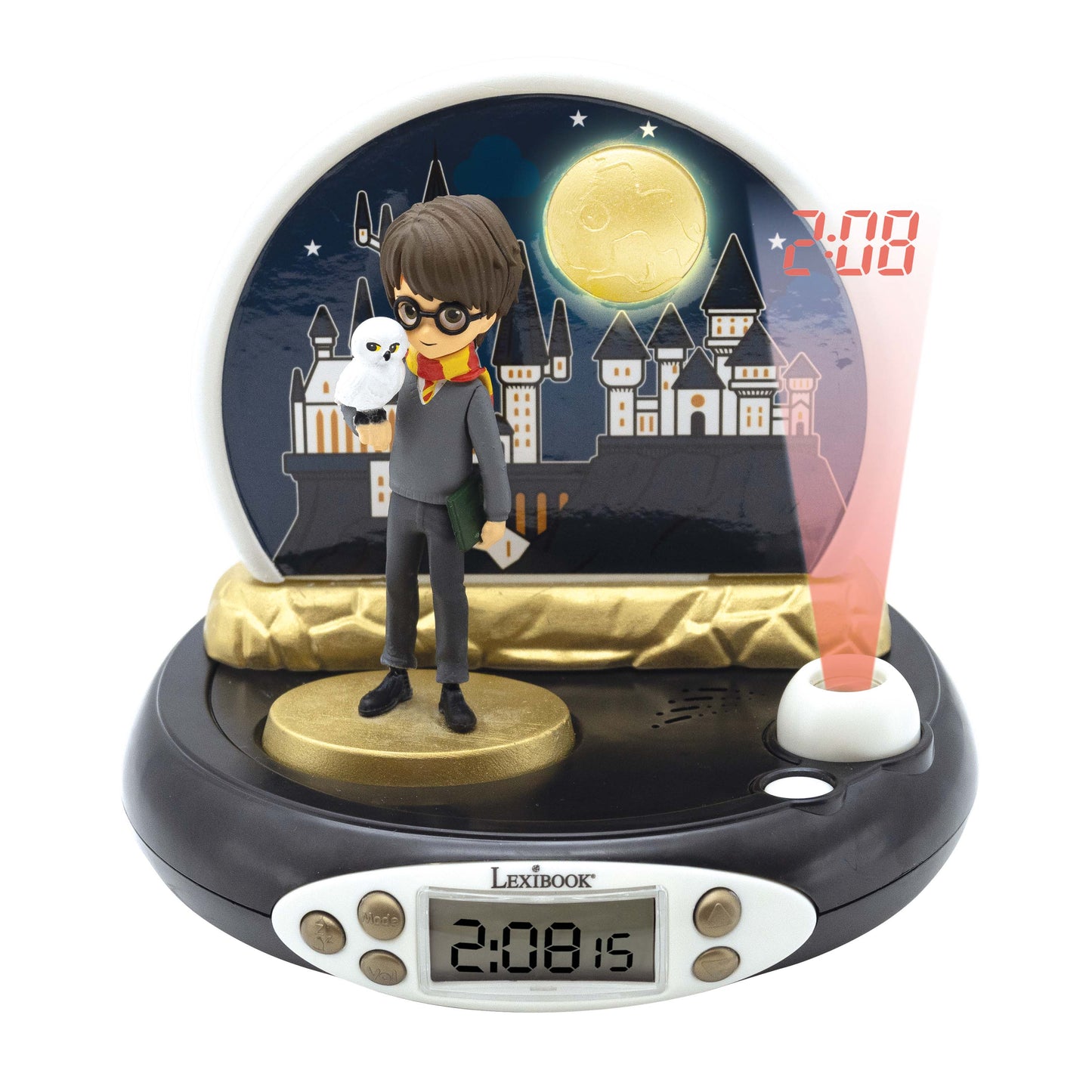 Harry Potter Themed 3D Projector Alarm Clock with Magical Sounds