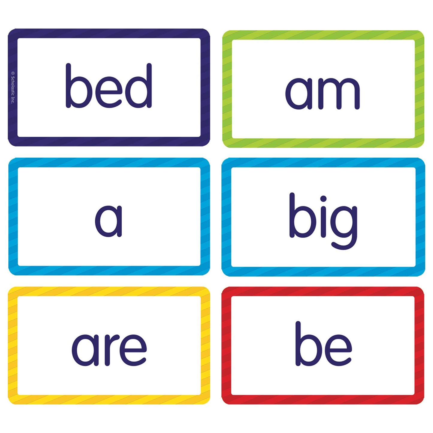 Scholastic Teaching Solutions Flash Cards - Sight Words Set for PK-3, 6 Packs