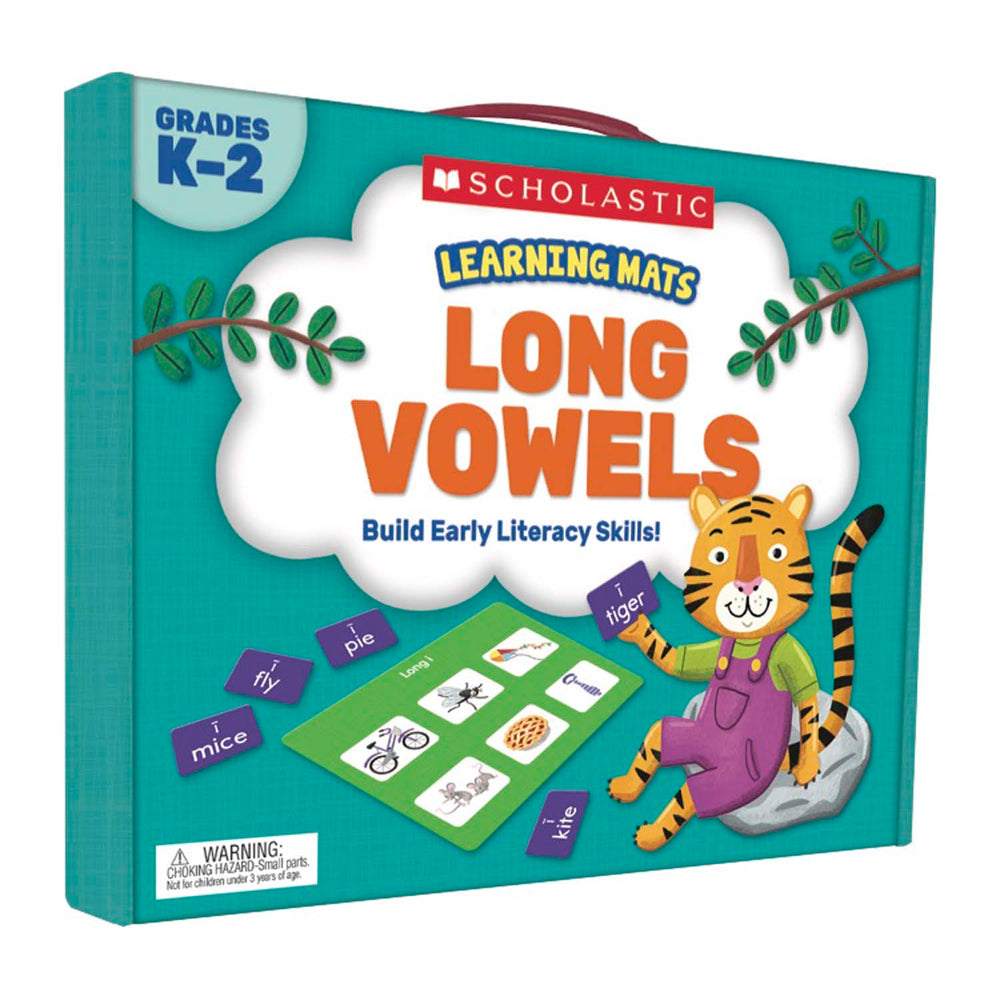 Scholastic Teaching Solutions Learning Mats - Long Vowels - Grades K-2