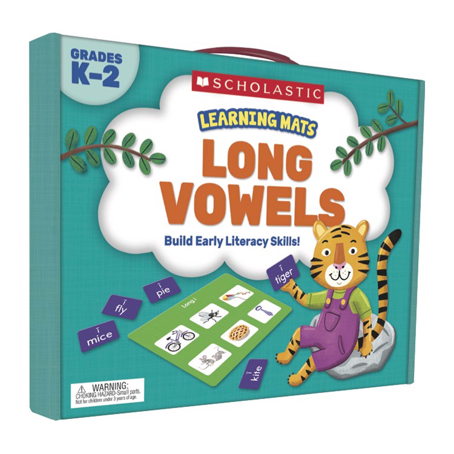 Scholastic Teaching Solutions Learning Mats - Long Vowels - Grades K-2