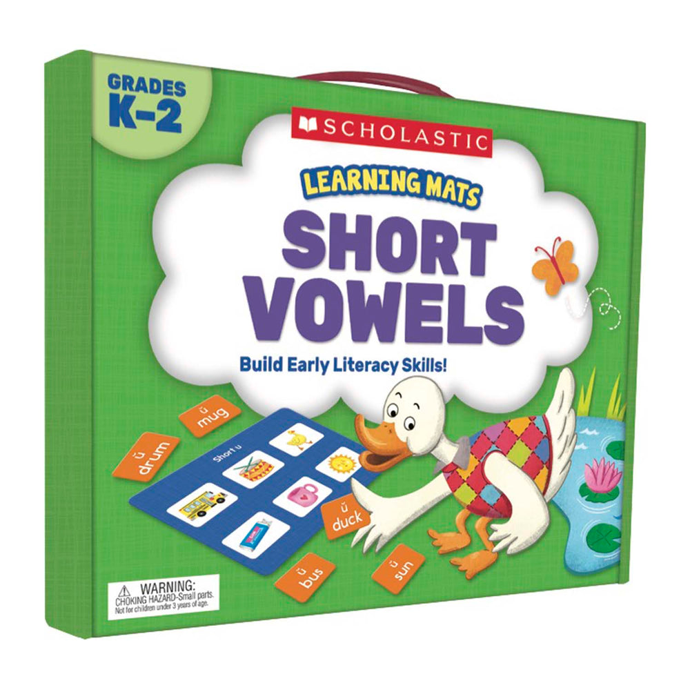 Scholastic Learning Mats: Short Vowels Fun Kit - Grades K-2