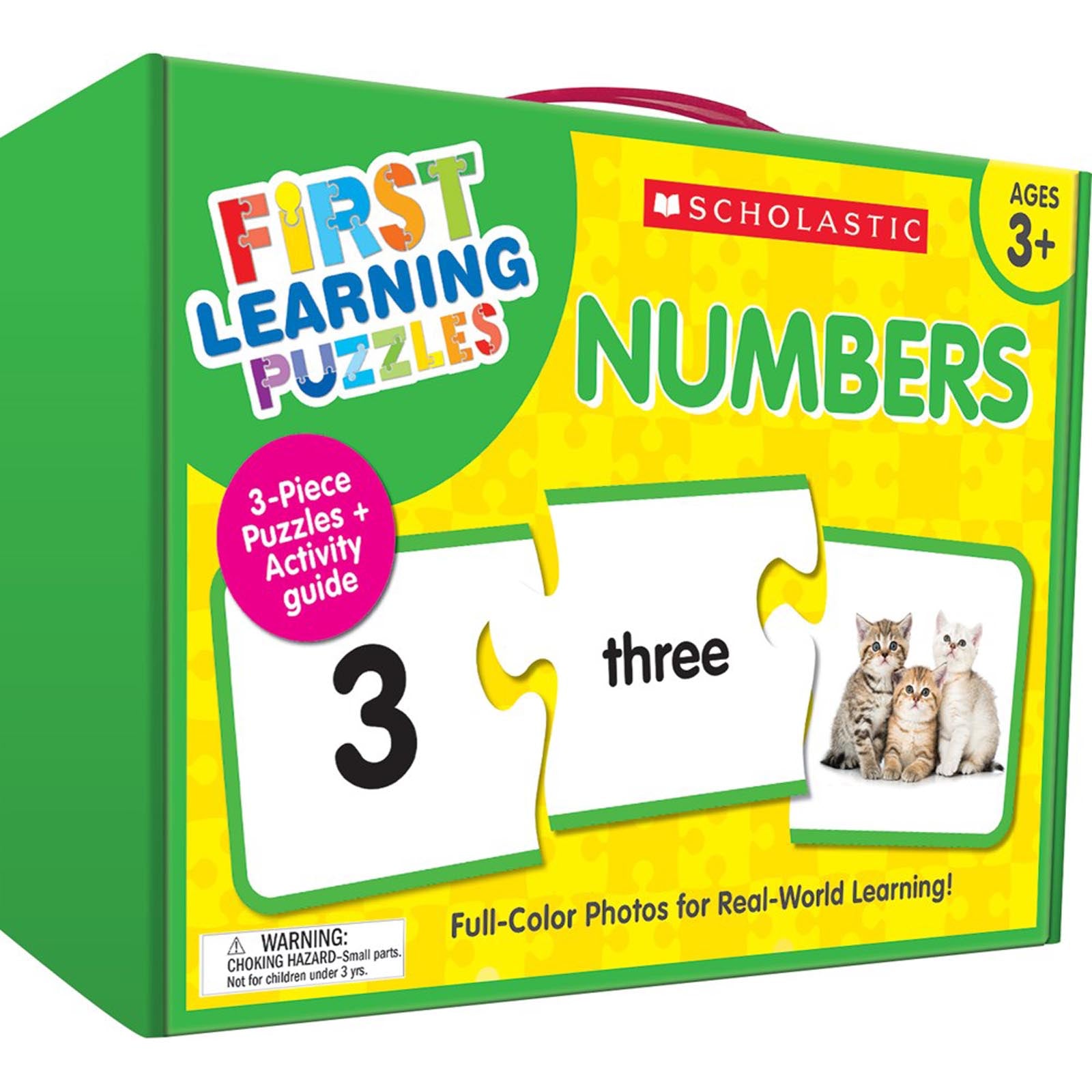 Scholastic First Learning Puzzles: Numbers - Colorful Educational Set