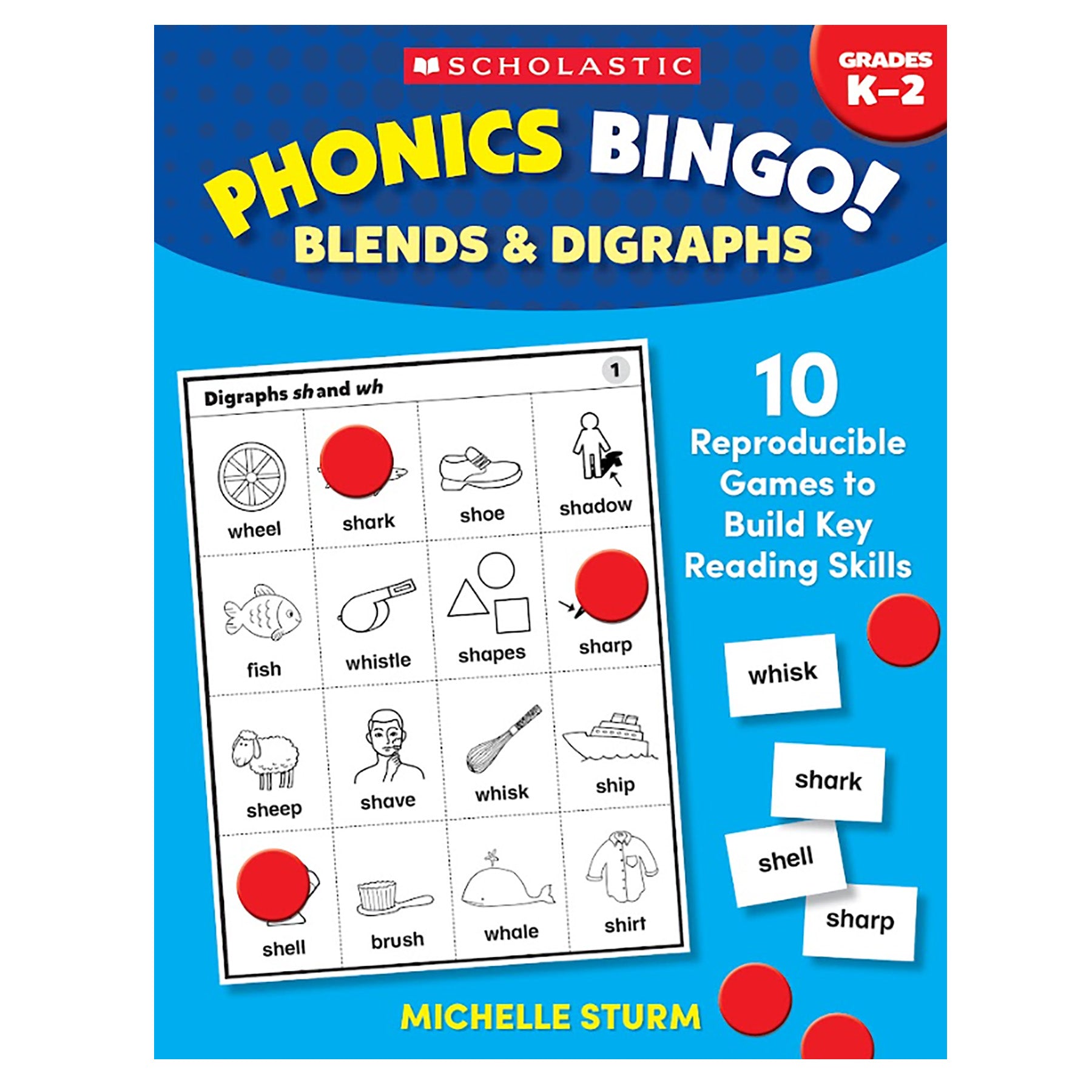 Scholastic Teaching Solutions Phonics Bingo - Blends & Digraphs Game