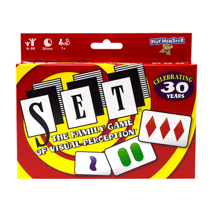 SET Family Games Visual Perception Card Game, Dual Pack