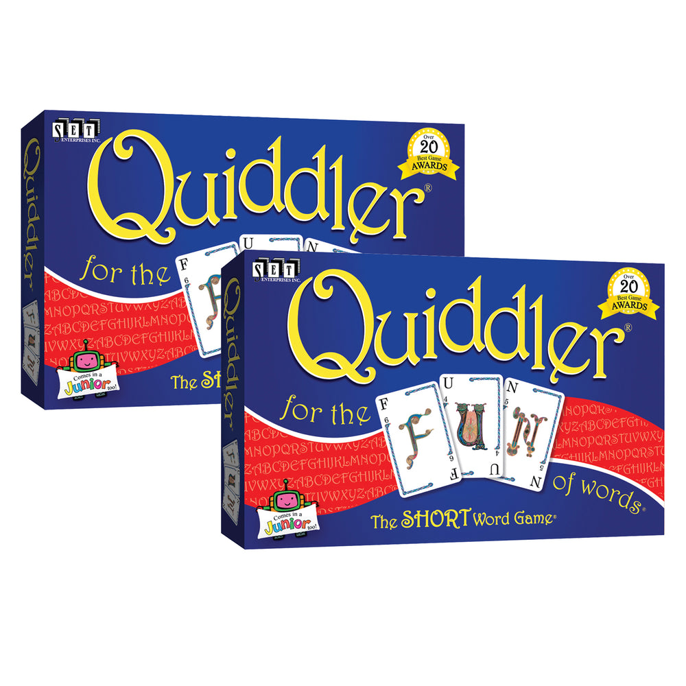 SET Family Games Quiddler Dual Word Card Game Pack