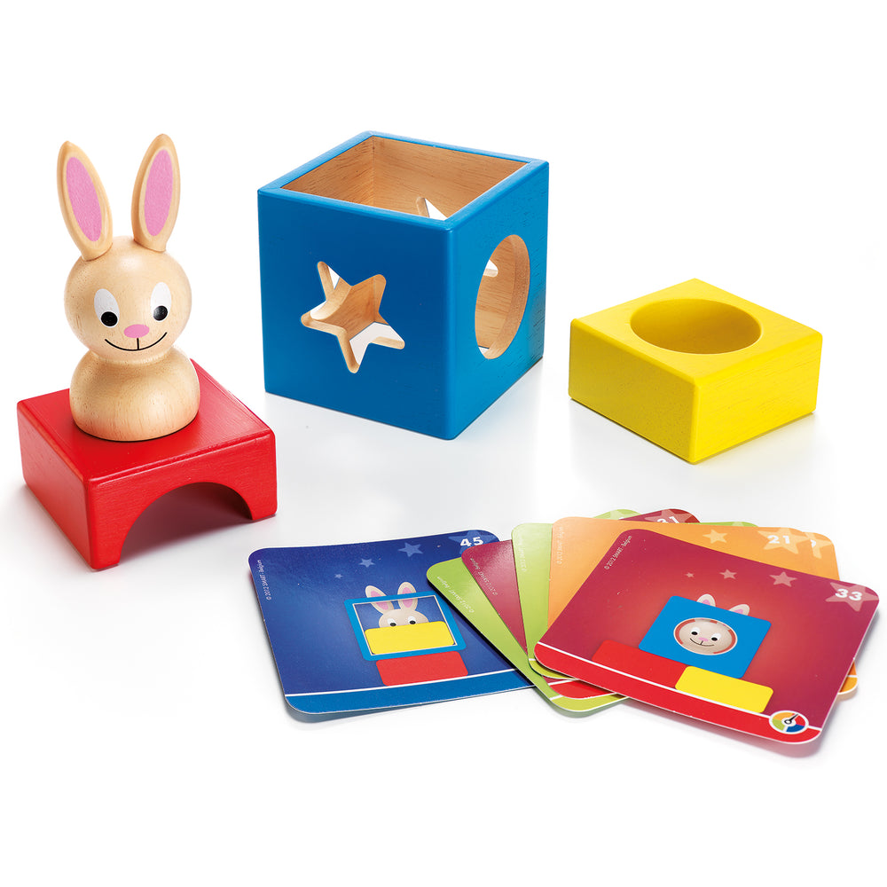 SmartGames Bunny Boo - Wooden Educational Puzzle Game for Toddlers