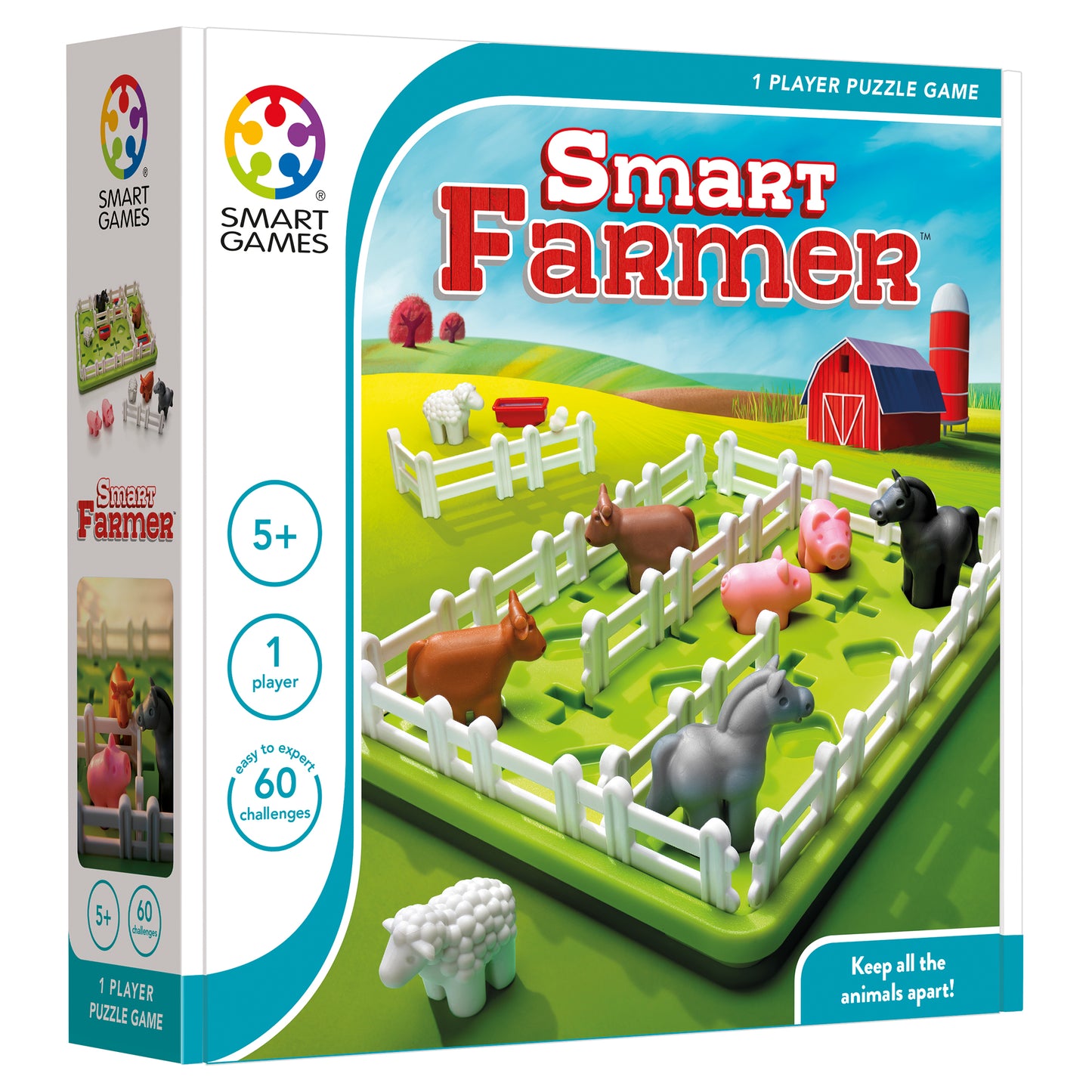 SmartGames Smart Farmer - Cognitive Development Puzzle Game for Kids