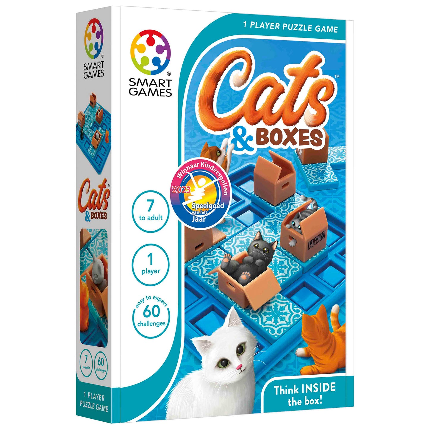 SmartGames Cats & Boxes Interactive Puzzle Game - 60 Challenges