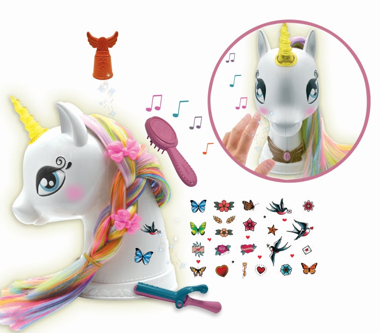 Lexibook Interactive Unicorn Styling Head - Magical Playset