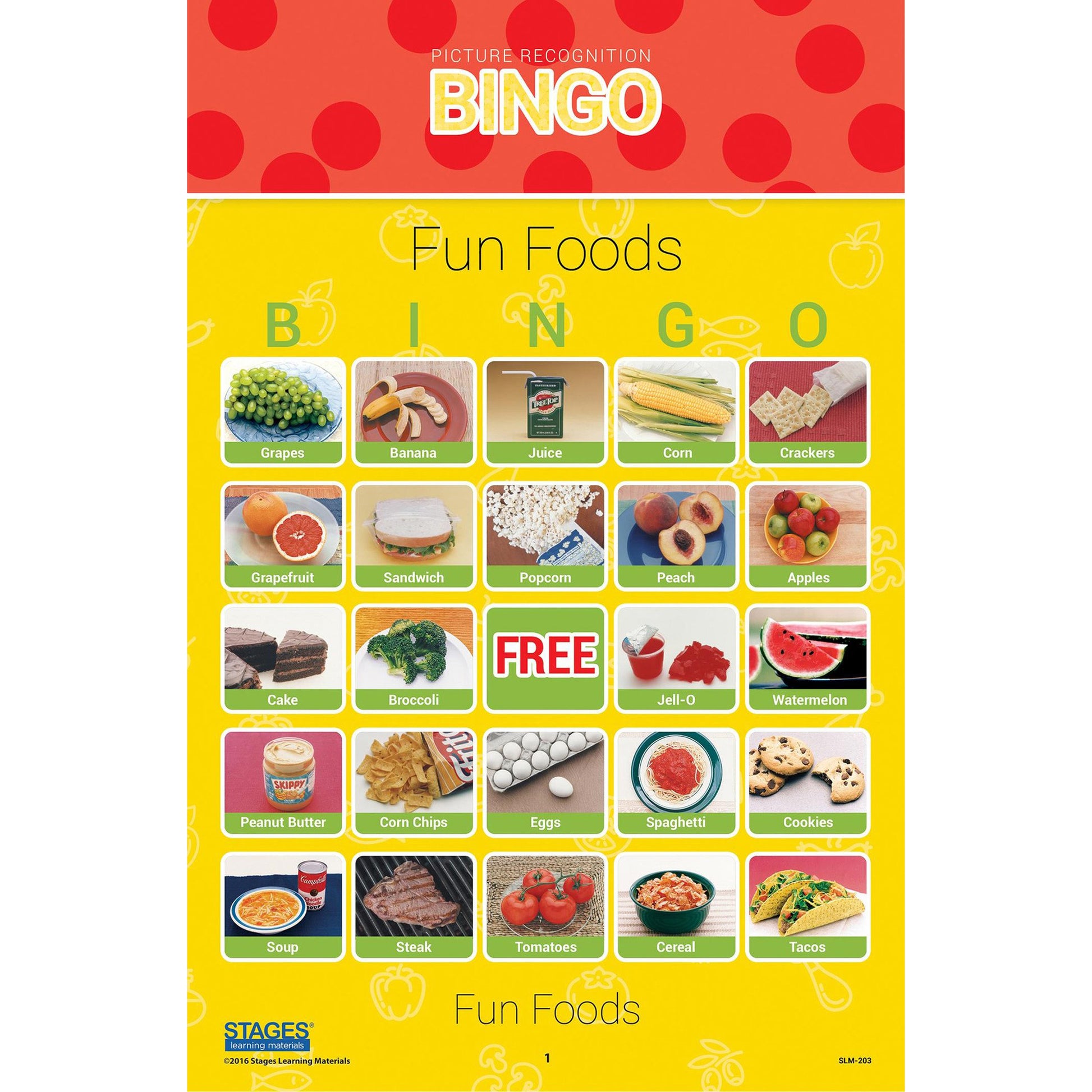 Stages Learning Bingo Games Set - Picture Recognition - Multilingual Play