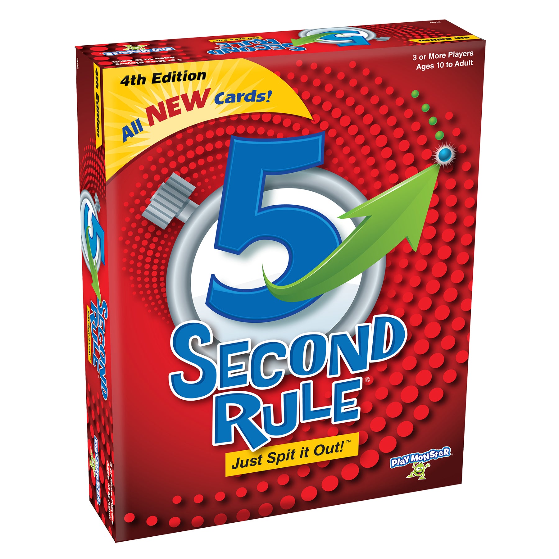 PlayMonster 5 Second Rule 4th Edition Fast-Paced Family Game