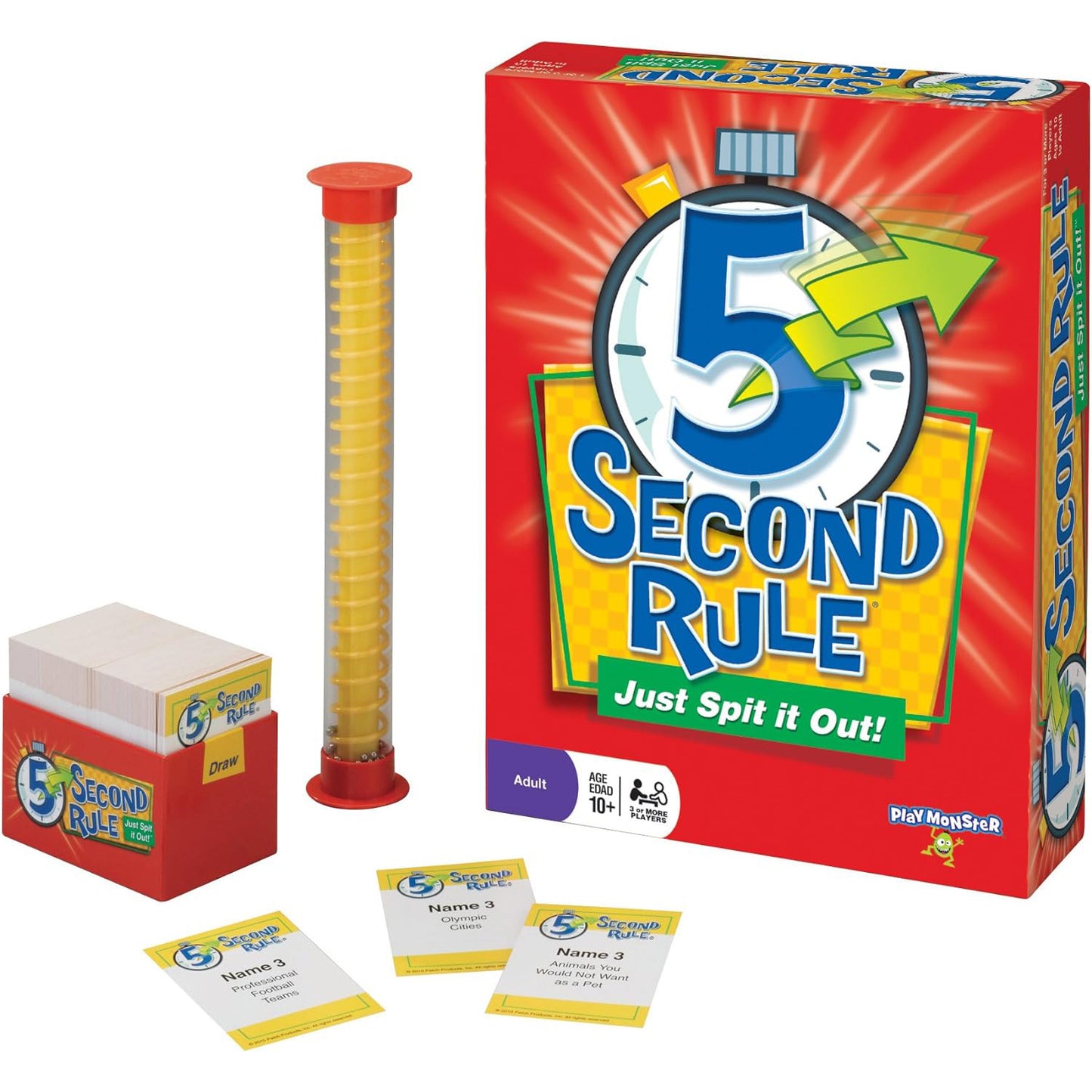 PlayMonster 5 Second Rule 4th Edition Fast-Paced Family Game