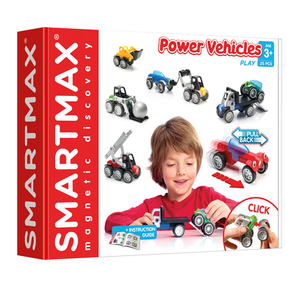 SmartMax Power Vehicles Mix Set - 26-Piece Creative Play Set