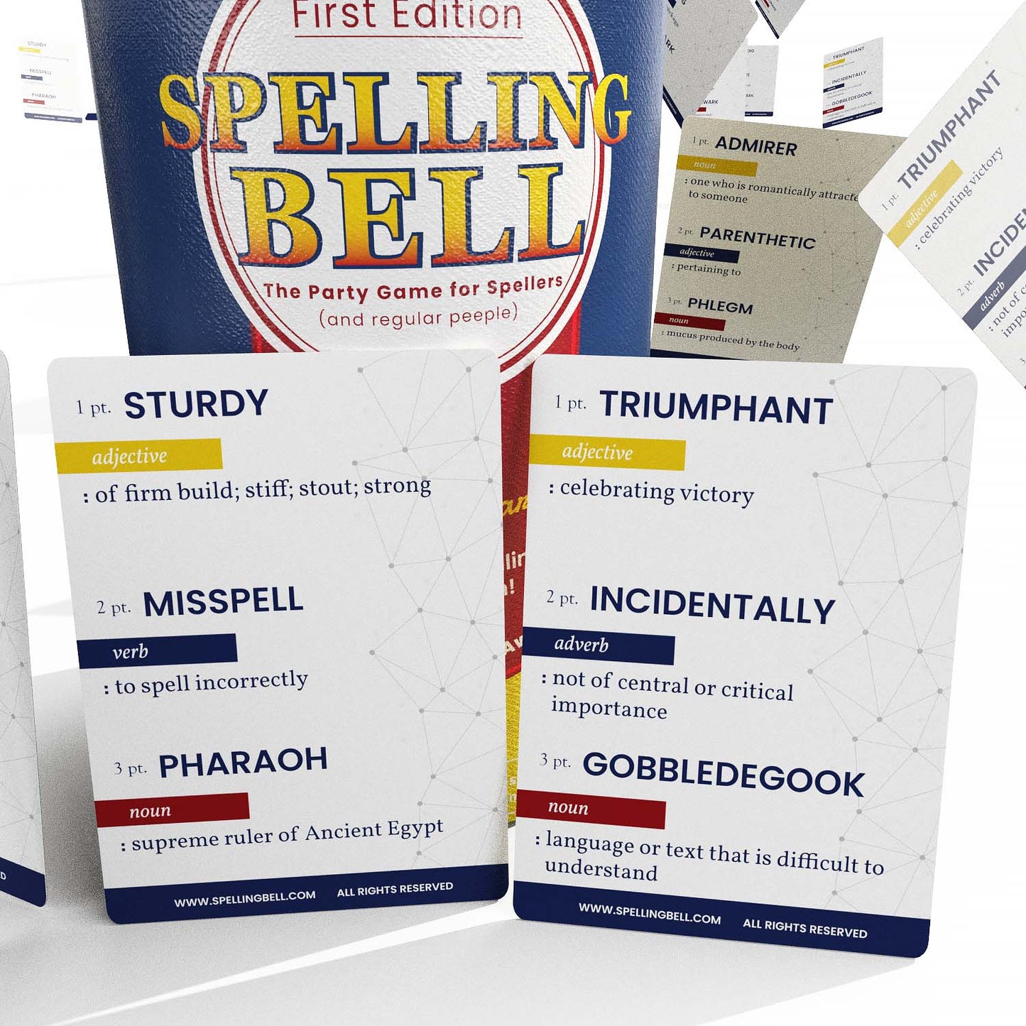 Spelling Bell Spelling Game - First Edition - Multicolored