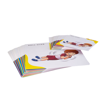 Spark Innovations Action Cards - SPARK Floor Game - Colorful Verb Mastery