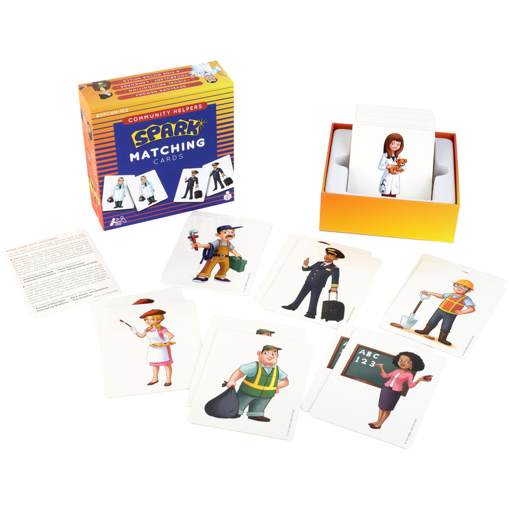 Spark Innovations Community Helpers Memory Matching Game