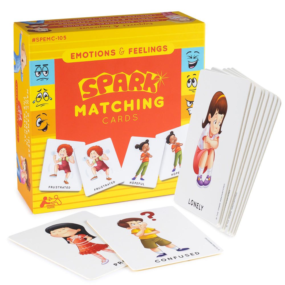 Spark Innovations Emotions and Feelings - Character Matching Memory Game