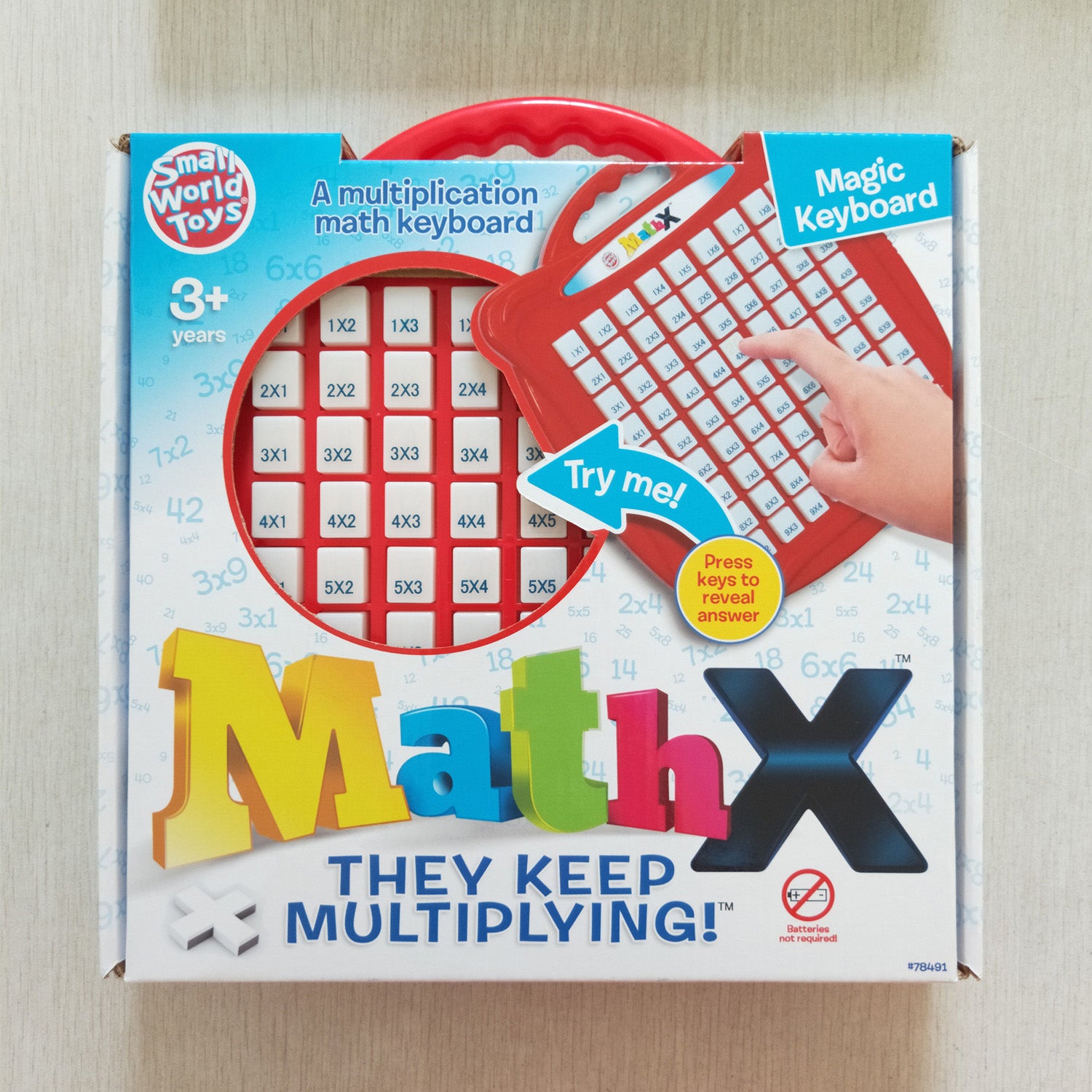 Small World Toys They Keep Multiplying Math Keyboard Game - Education Essential