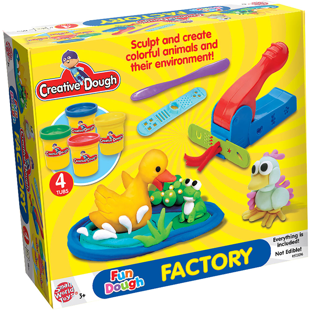 Small World Toys Factory-Themed Creative Dough Fun Dough Activity Set