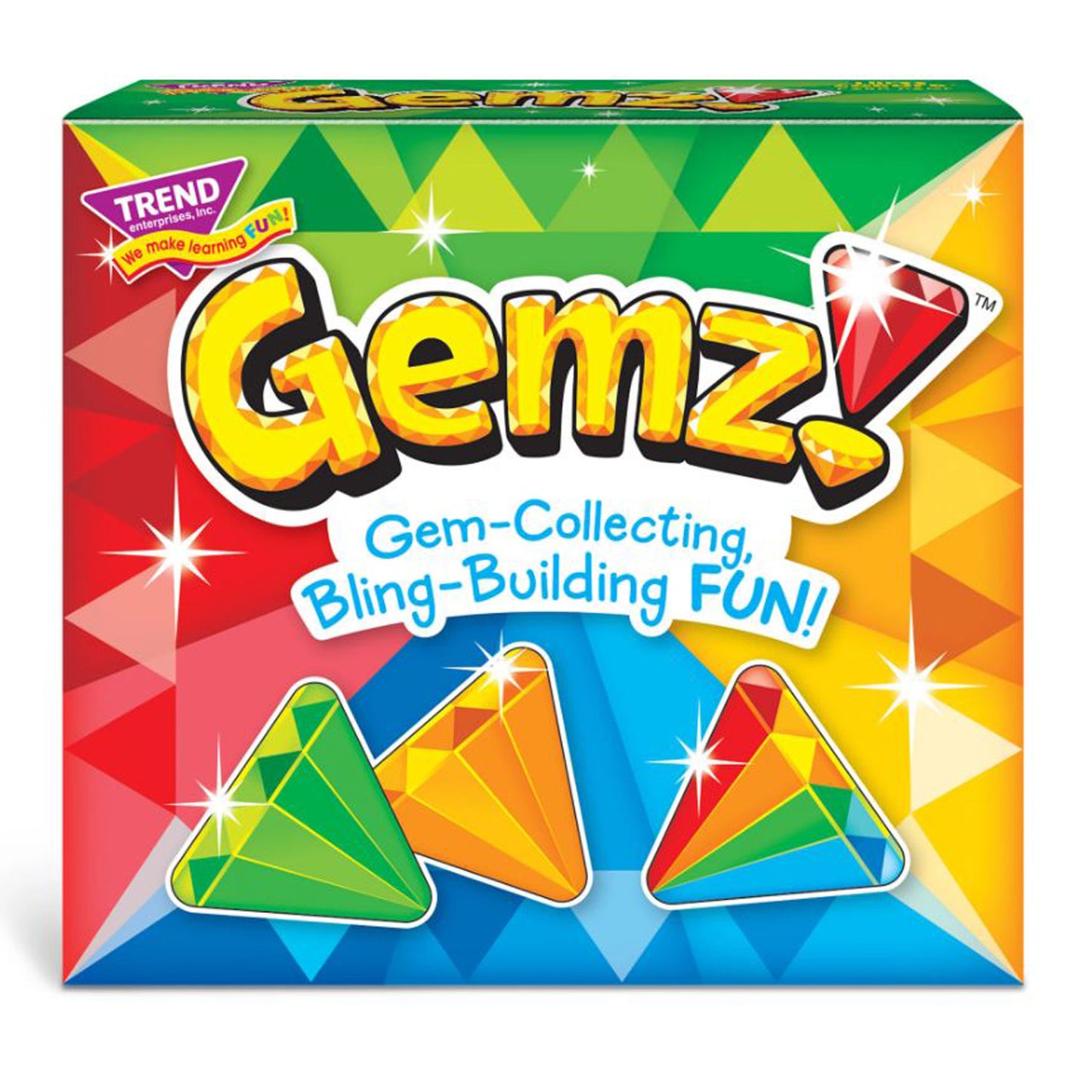 TREND Gemz! Three Corner Card Game, 3-Pack