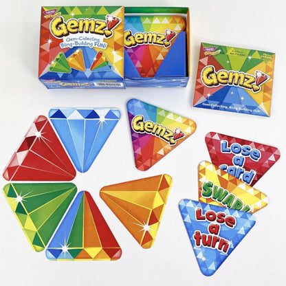 TREND Gemz! Three Corner Card Game, 3-Pack