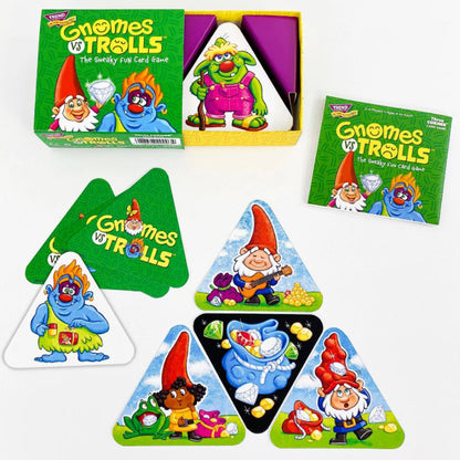 TREND GNOMes vs TROLLS Three Corner Card Game, 3-Pack