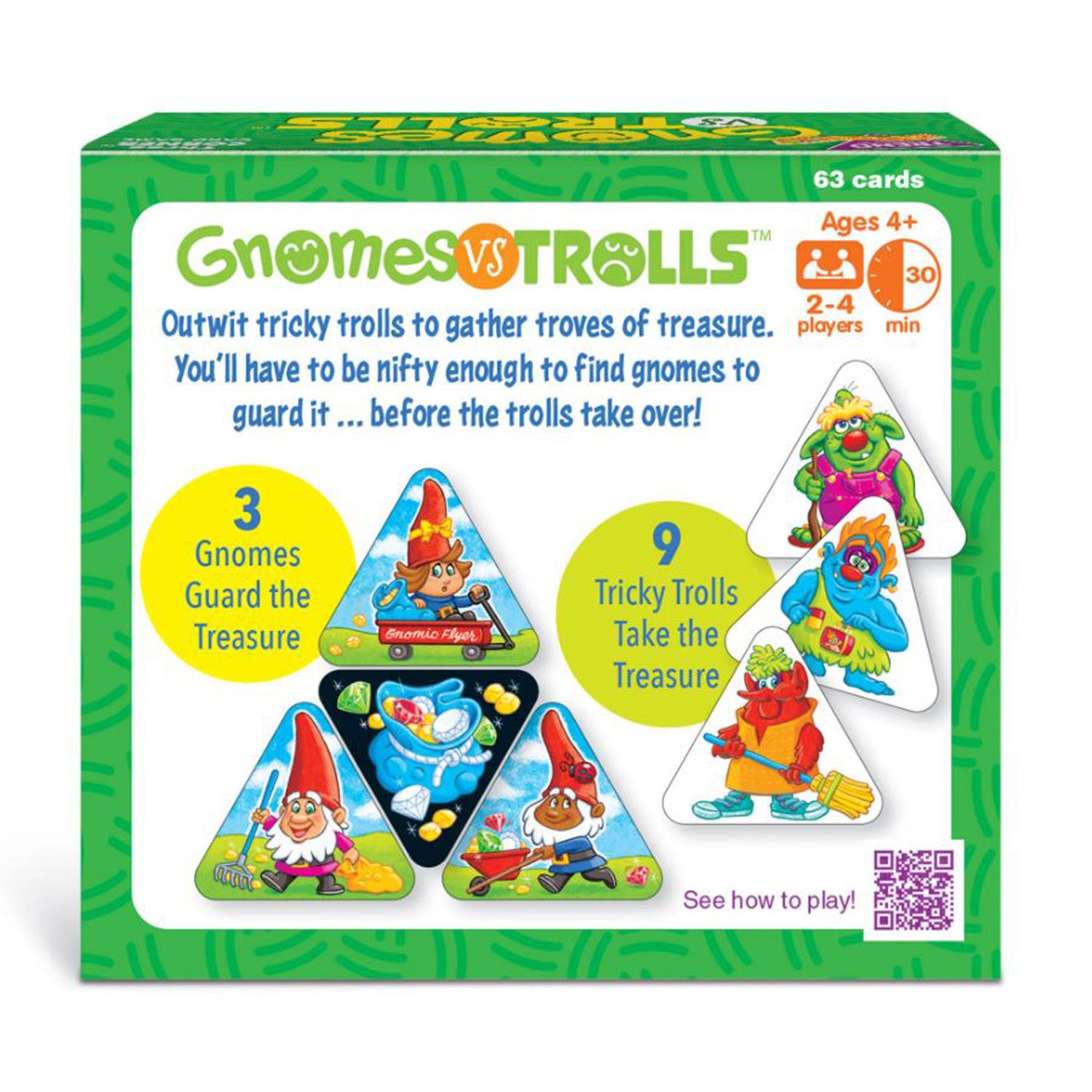 TREND GNOMes vs TROLLS Three Corner Card Game, 3-Pack